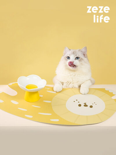 The Cutest Cat Food Mats - ZezeLife