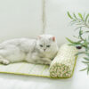 French Floral Rushes Pet Cooling Mat