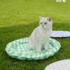 Checkerboard Pattern Pet Cooling Mat