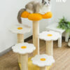 Five-Tier Yellow Flower Cat Tree