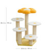 Five-Tier Yellow Flower Cat Tree