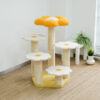 Five-Tier Yellow Flower Cat Tree